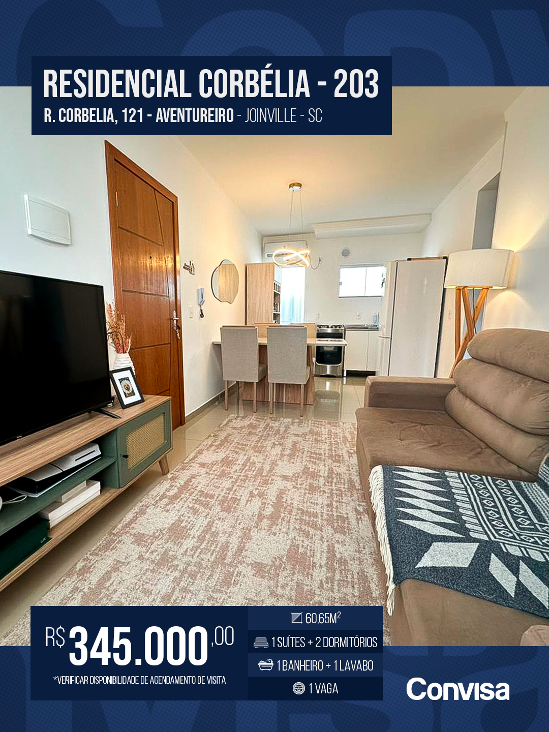 Apartamento 203 — Residencial Corbélia